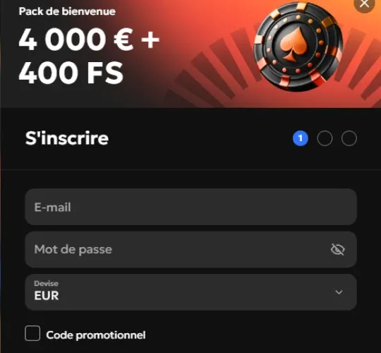 GxbetCasino login Inscription
